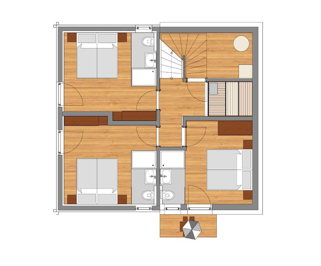 Holzknechthuette Villa Lachtal Buitenkant foto